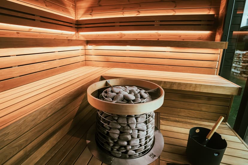 The clifftop sauna