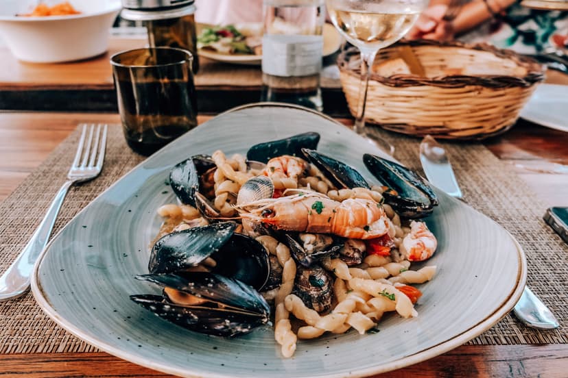 Fresh Adriatic seafood, oysters from Ston, truffles from Istria and characterful local wines — a quietly superb food scene.