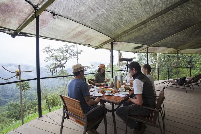 The dining room