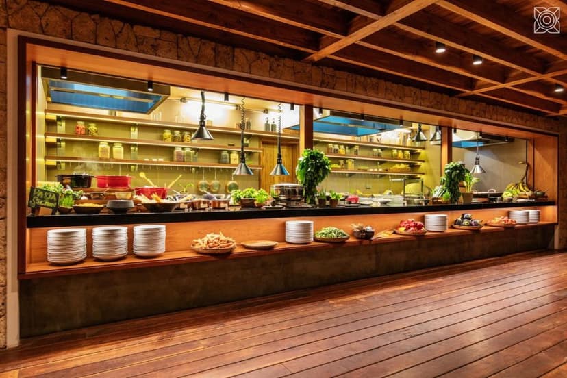 The main restaurant