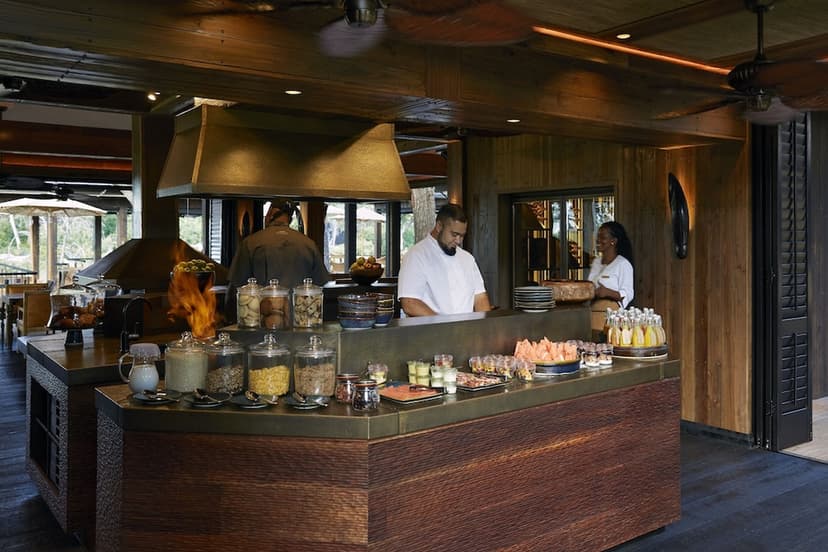The open kitchen