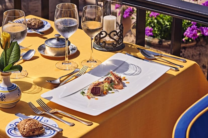 The gourmet restaurant