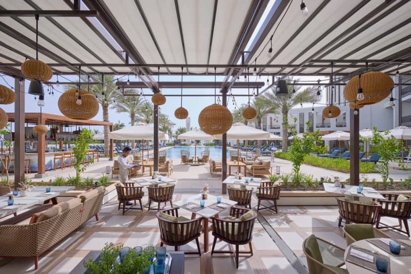 Beachfront restaurant