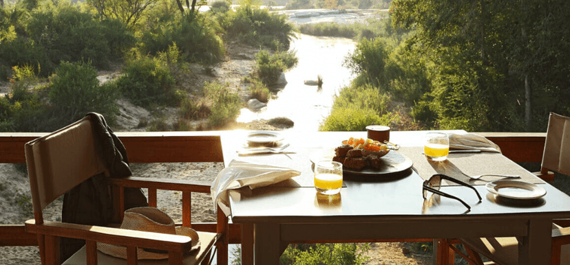 Deck dining