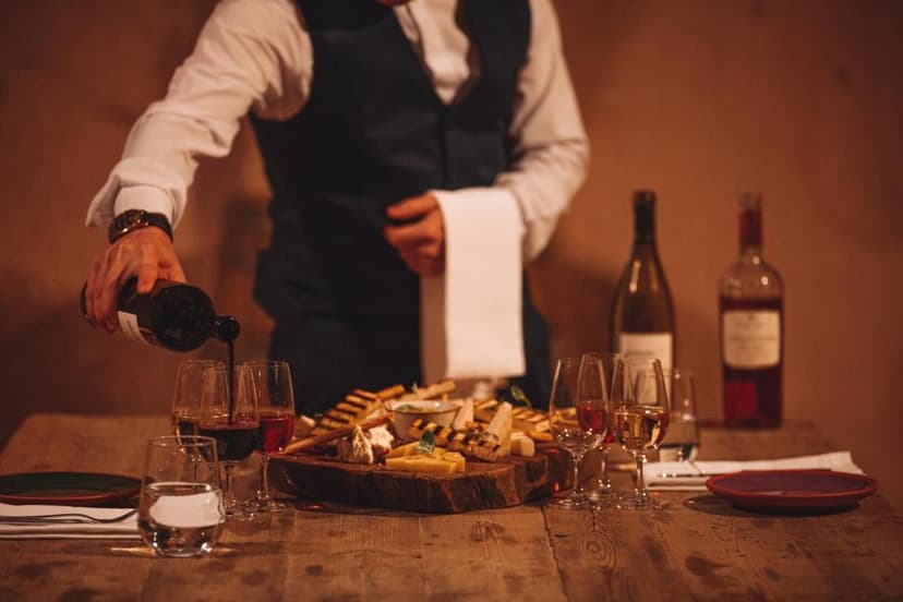 The wine cellar