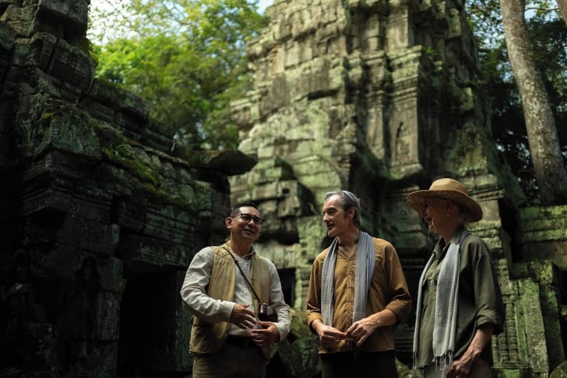 Angkor temples: 15 minutes to Angkor Wat, Angkor Thom and Ta Prohm.