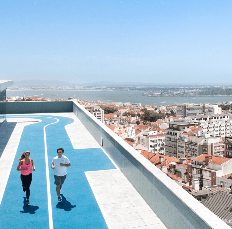 Experience: The rooftop running track