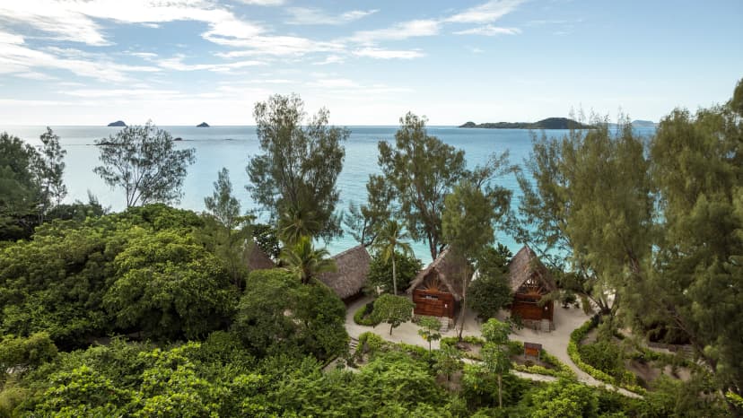Live castaway — the activity/scene in action. A tiny private island with just 25 villas.
