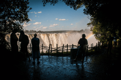 Head-on Falls views