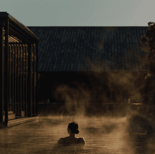 Aman Spa garden: A thermal-spring garden and kampo rituals.