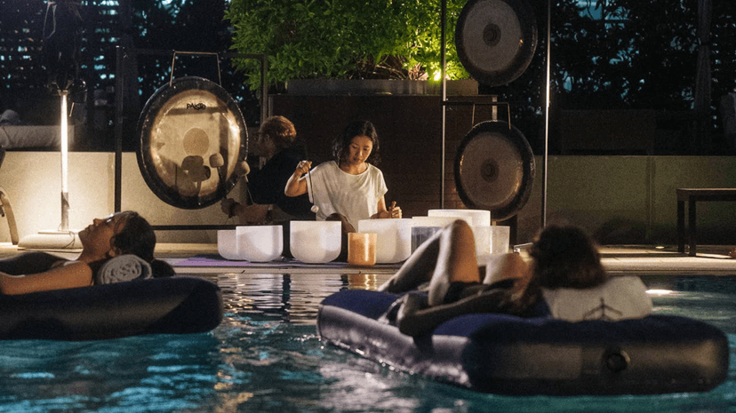 Big spa: 22,000 square feet, 17 rooms.