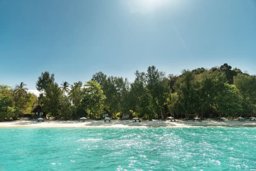 Two beaches — the activity/scene in action. North and South beaches to wander.