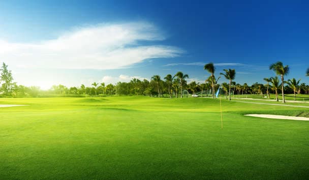Championship golf: An adjacent course.