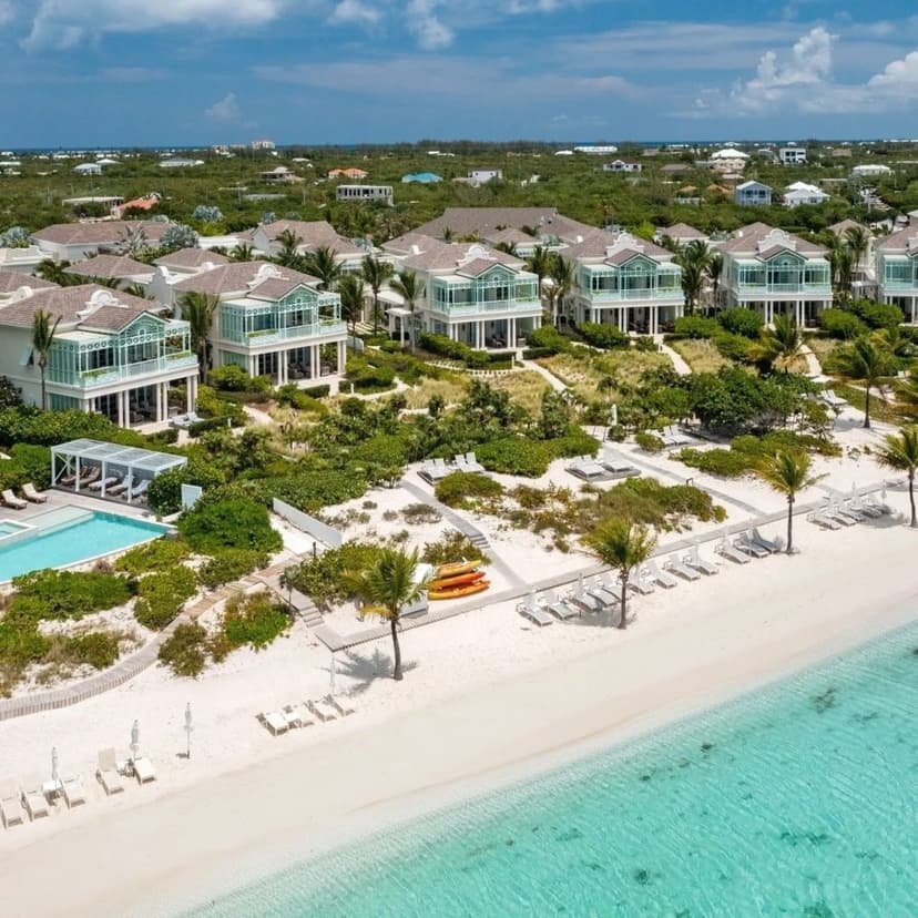 Estate Villas: 8,800 sq ft with infinity pools.