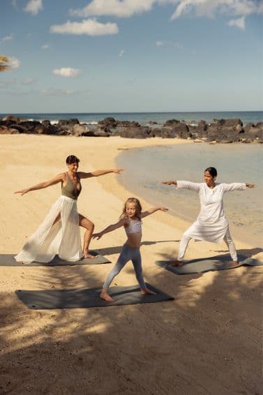 Wellness, built in — the activity/scene in action. The Westin Workout and six wellness pillars.