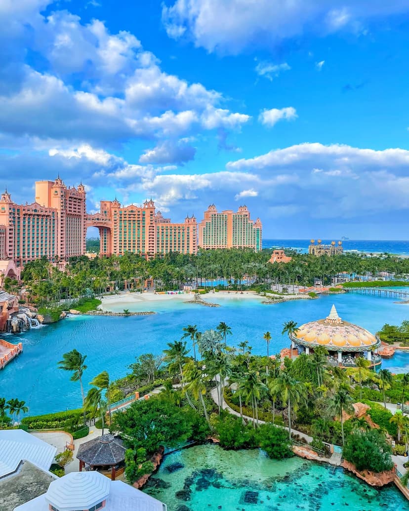 Atlantis next door: Full access without staying inside.