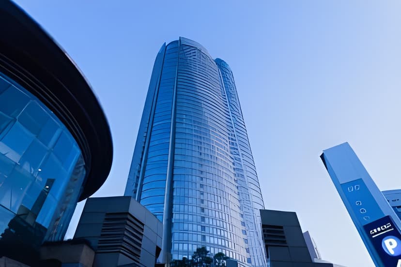 Hero/establishing shot of Aman Tokyo, Tokyo, Japan. Aman’s first urban hotel — a serene ryokan-in-the-sky on the top six floors of the Otemachi Tower, above the Imperial Palace Gardens.
