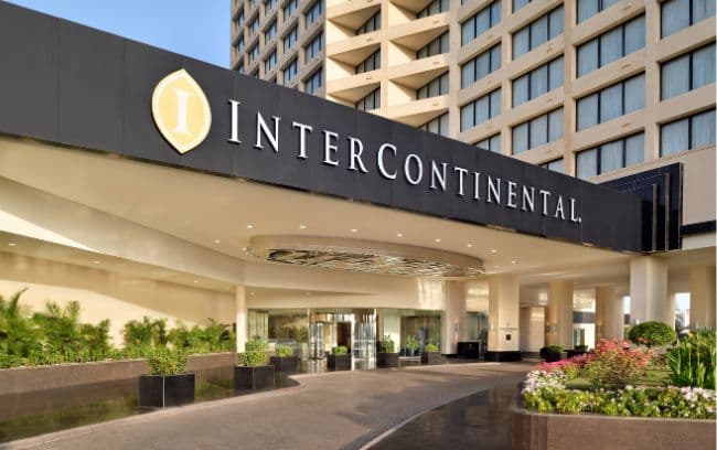 Hero/establishing shot of InterContinental Abu Dhabi, Abu Dhabi. An established marina city-resort on its own 183-berth marina and private beach at Al Khubeirah, one of Abu Dhabi’s original luxury hotels.