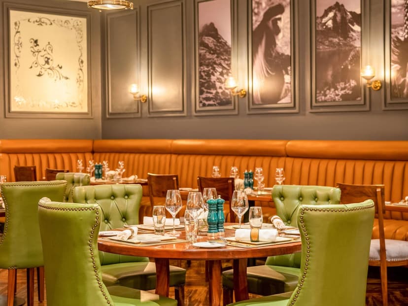 The main restaurant