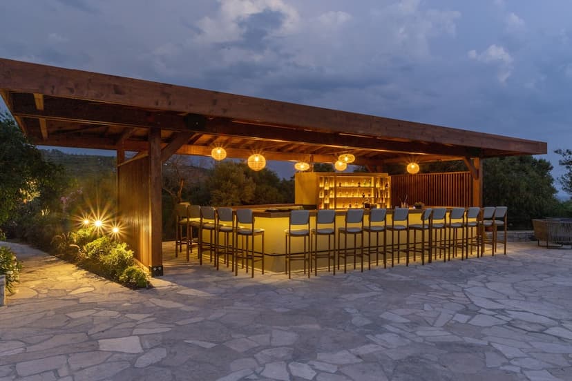 The yoga pavilion