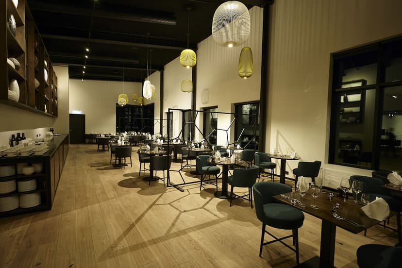 The terrace