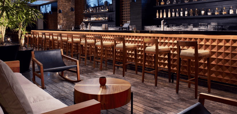 The bar