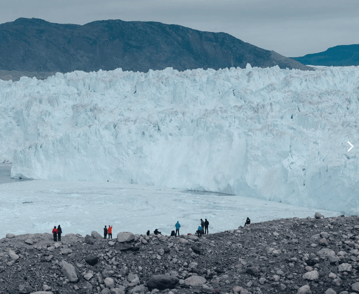 Experience: The calving Eqi glacier