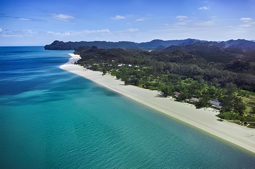 Mile-long beach: At Tanjung Rhu.