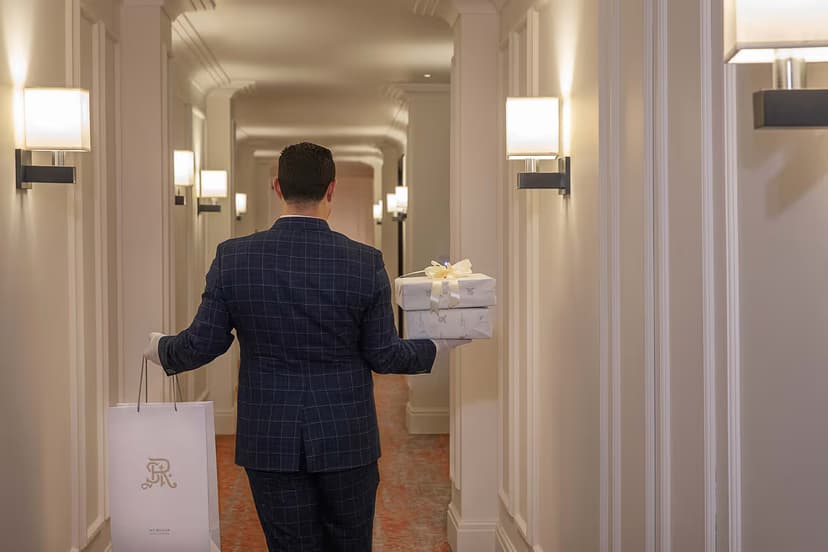 Butler service: The St Regis signature, with an e-Butler.