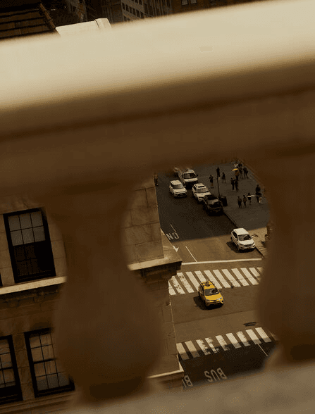 Fifth Avenue at the door