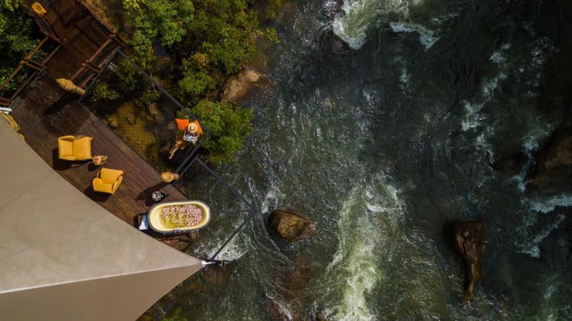 Waterfall swimming: And mountain biking.