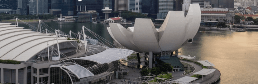 ArtScience Museum: And the casino.