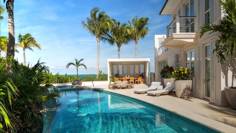 Oceanfront villas: With private pools.