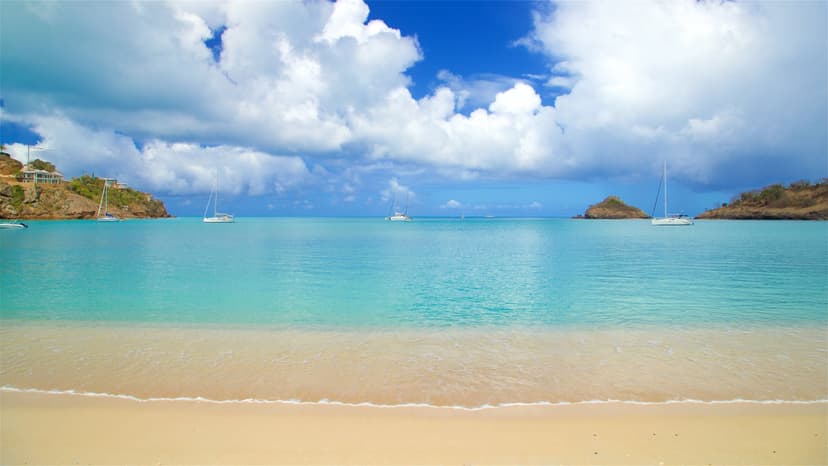 Calm Deep Bay: A sheltered swimming beach.