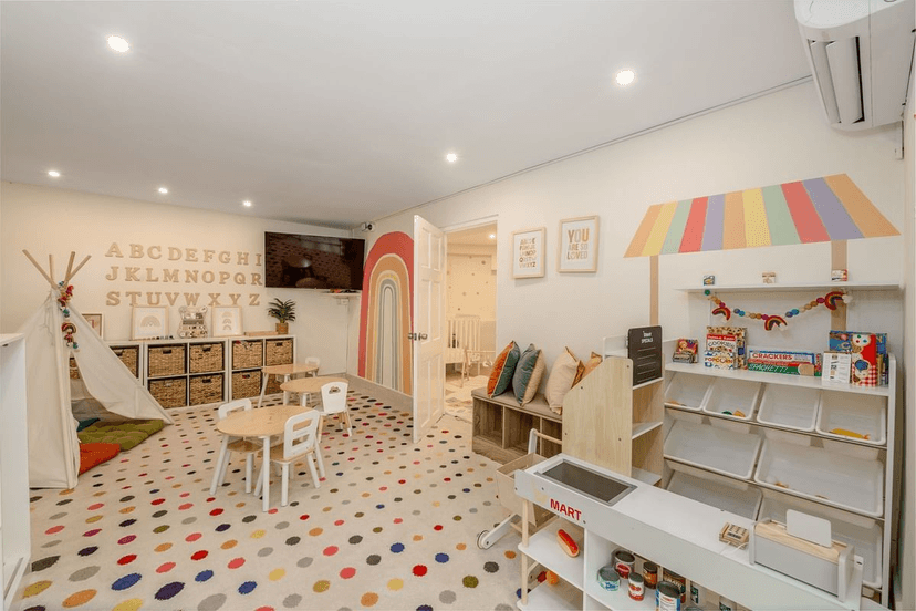 Family value: A kids’ club and family suites.